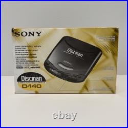 Sony Discman D-140 Mega Bass CD Compact Player Tested Working Boxed READ