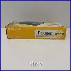 Sony Discman D-140 Mega Bass CD Compact Player Tested Working Boxed READ