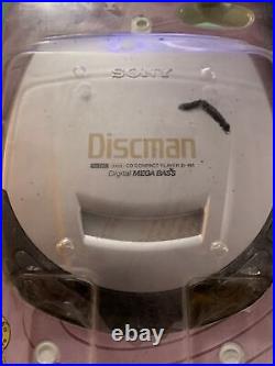 Sony Discman D-191 Portable Compact Disc CD Player Headphones AC Adaptor NEW VTG