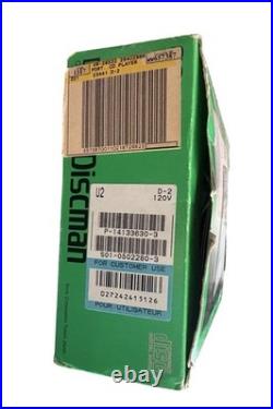 Sony Discman D-2 Portable CD Player Vintage with Box Manuals Tested with Batteries