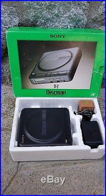 Sony Discman D-2 Vintage CD Player