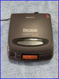 Sony Discman D-202 Portable CD Player with Original Box Tested & Working