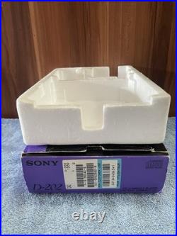 Sony Discman D-202 Portable CD Player with Original Box Tested & Working