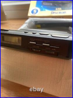 Sony Discman D-20A Vintage Portable CD Player D-20 Tested NO HEADPHONES Japan