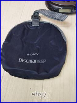 Sony Discman D-245 Portable Cd Player Esp Shockproof Compact Audio Vintage