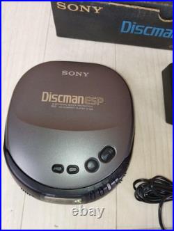 Sony Discman D-245 Portable Cd Player Esp Shockproof Compact Audio Vintage
