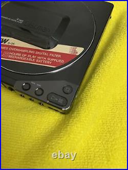 Sony Discman D-25 CD Player Good Cosmetic Condition Starts Doesnt Play CDs