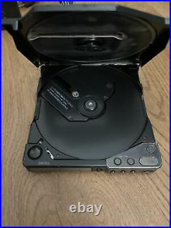 Sony Discman D-25 CD Player Good Cosmetic Condition Starts Spins Doesnt Play CDs