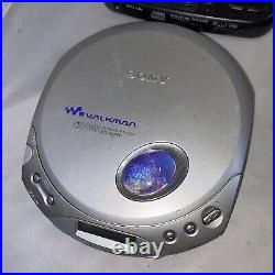 Sony Discman D-25 CD Player With Battery Pack Sold As Is BUNDLE See Photos