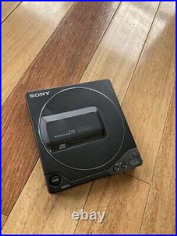 Sony Discman D-25 Portable CD Player & Original Accessories