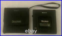 Sony Discman D-303 CD Player withAccessories Original Owner WORKS