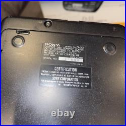 Sony Discman D-33 CD Compact Player Complete In Box CIB