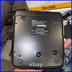 Sony Discman D-33 CD Compact Player Complete In Box CIB