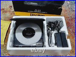 Sony Discman D-33 CD Compact Player WithHEADSET WORKING CONDITION Original Box