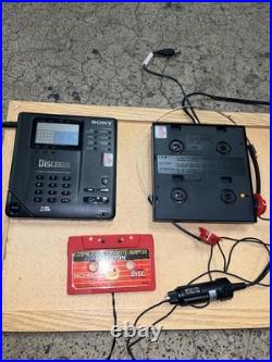 Sony Discman D-35 Compact Disc CD Player Excellent Condition Mount Headphones