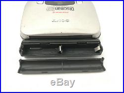 Sony Discman D-375 Portable CD Player AVLS ESP Digital Out + EBP-20 Battery Pack