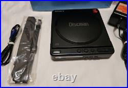 Sony Discman D-4 Compact Player Portable CD Player Tested & Working Withbox Paper