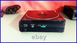 Sony Discman D-50MKII + Battery Pack BP-200 + Custody Lettore CD D50 D50MK2 D-50
