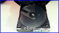 Sony Discman D-50MKII + Battery Pack BP-200 + Custody Lettore CD D50 D50MK2 D-50