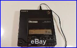 Sony Discman D-555 CD Player Excellent Cosmetic Condition For Parts