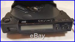 Sony Discman D-555 CD Player Excellent Cosmetic Condition For Parts