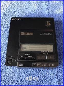 Sony Discman D-555 CD Player Untested For Parts