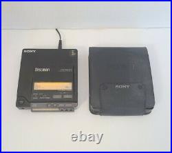 Sony Discman D-555 CD Player WithCase