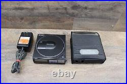 Sony Discman D-7 1985. With Bp-200 Battery And Original Discman Case. Tested
