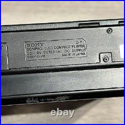 Sony Discman D-7 Personal CD Player 1985 D-7 & BP-200 Battery Pack Parts/Repair