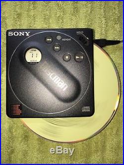 Sony Discman D-88 CD Player Pocket Discman Mint Condition Working Vintage 1988