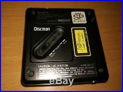 Sony Discman D-88 cd portable disc player walkman DONT PLAYS CD's. Japan d88
