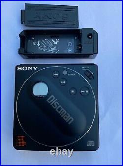 Sony Discman D-88, with case and 3d printed battery. Beautiful condition
