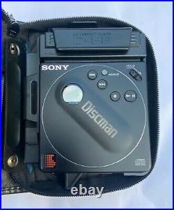 Sony Discman D-88, with case and 3d printed battery. Beautiful condition