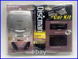 Sony Discman D-E206CK Portable CD Player Super ESP2 Car Kit NEWithSEALED