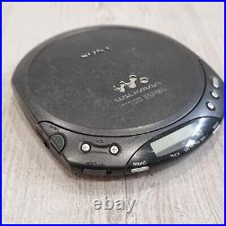 Sony Discman D-E221 CD Walkman Personal CD Player Black TESTED FULLY WORKING