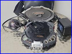 Sony Discman D-EG7 Portable CD Player ESP2 RETRO With Strap Bag Headphones Plug