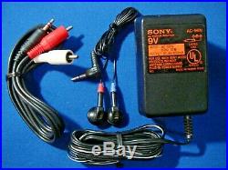 Sony Discman D-t24 Ac Adapter, Battery Pack, Remote & Earbuds Brand New! Mint