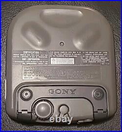 Sony Discman ESP CD Player SPORTS Yellow D-421SP Tested Works Excellent