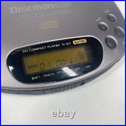 Sony Discman ESP D-321 Walkman Portable CD Player Works Great