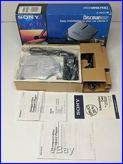 Sony Discman ESP D-E307CK CD Compact Player Car Connection Pack Complete In Box