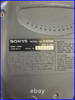 Sony Discman ESP2 D-ES55 Portable Sports CD Player Rare Retro Blue