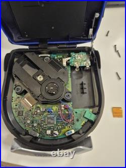 Sony Discman ESP2 D-ES55 Portable Sports CD Player Rare Retro Blue