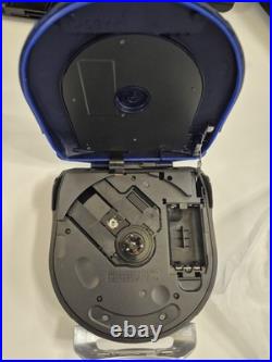 Sony Discman ESP2 D-ES55 Portable Sports CD Player Rare Retro Blue
