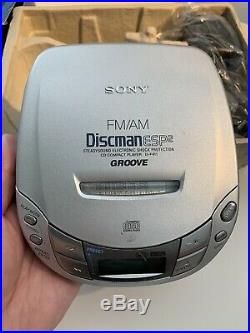 Sony Discman ESP2 D-F411 Portable AM/FM Radio CD Player OPEN BOX