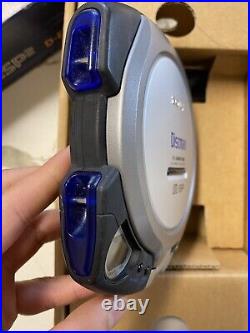 Sony Discman ESP2 Groove D-EG5 Nice Condition With Box. Black Silver Blue No He