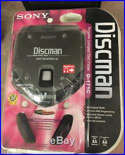 Sony Discman Model D-171C Portable CD Compact Disc Player OEM A/C Adapter + NIB