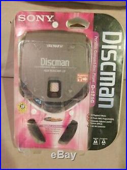 Sony Discman Model D-171C Portable CD Compact Disc Player With OEM A/C Adapter NIB