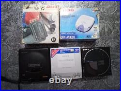 Sony Discman Portable CD Player & AC-D50 lot of 5 Discman