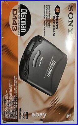 Sony Discman Portable CD Player D-143