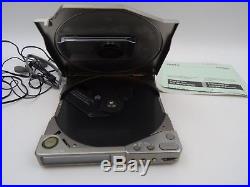 Sony Discman Portable CD Player D-250 Parts Only Read Description 1989